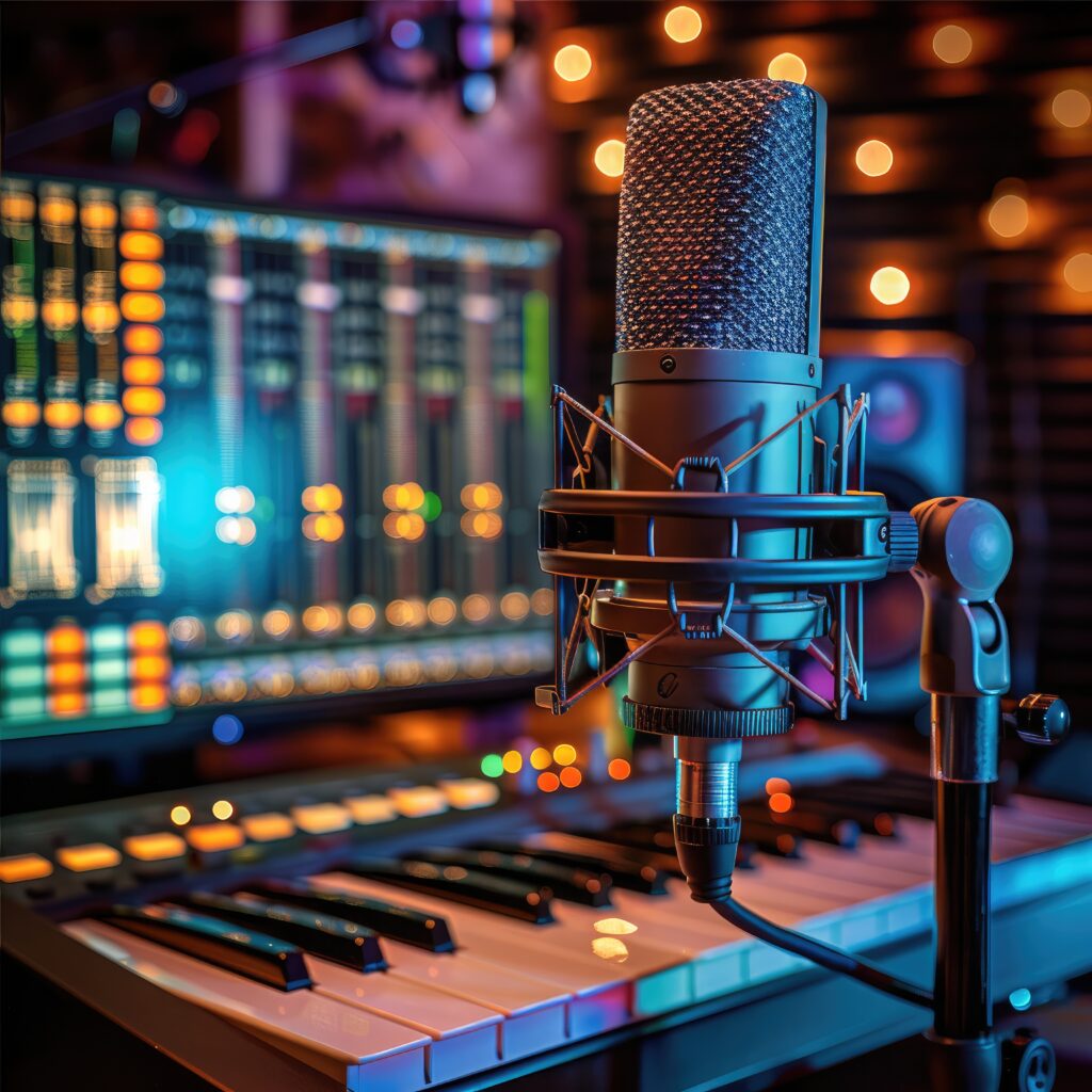 エンジニアの音楽スタジオ レコーディングスタジオ