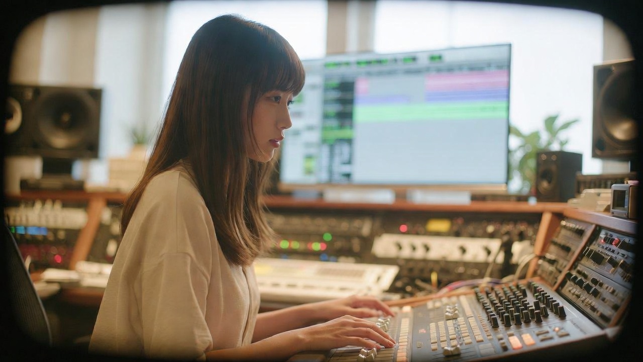 DTMによるミックスの様子