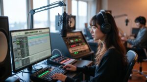 ヘッドホンでのミックスの確認