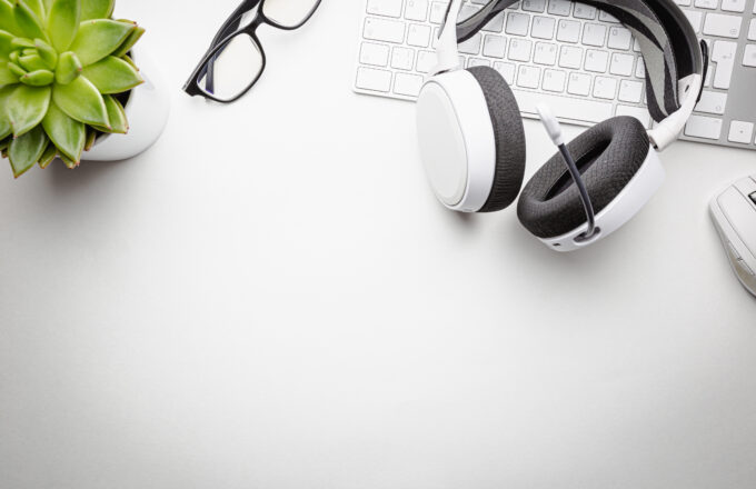 オンラインで指導を受けるためのヘッドセット