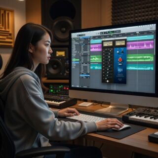 API 560を使用してミックスをする様子